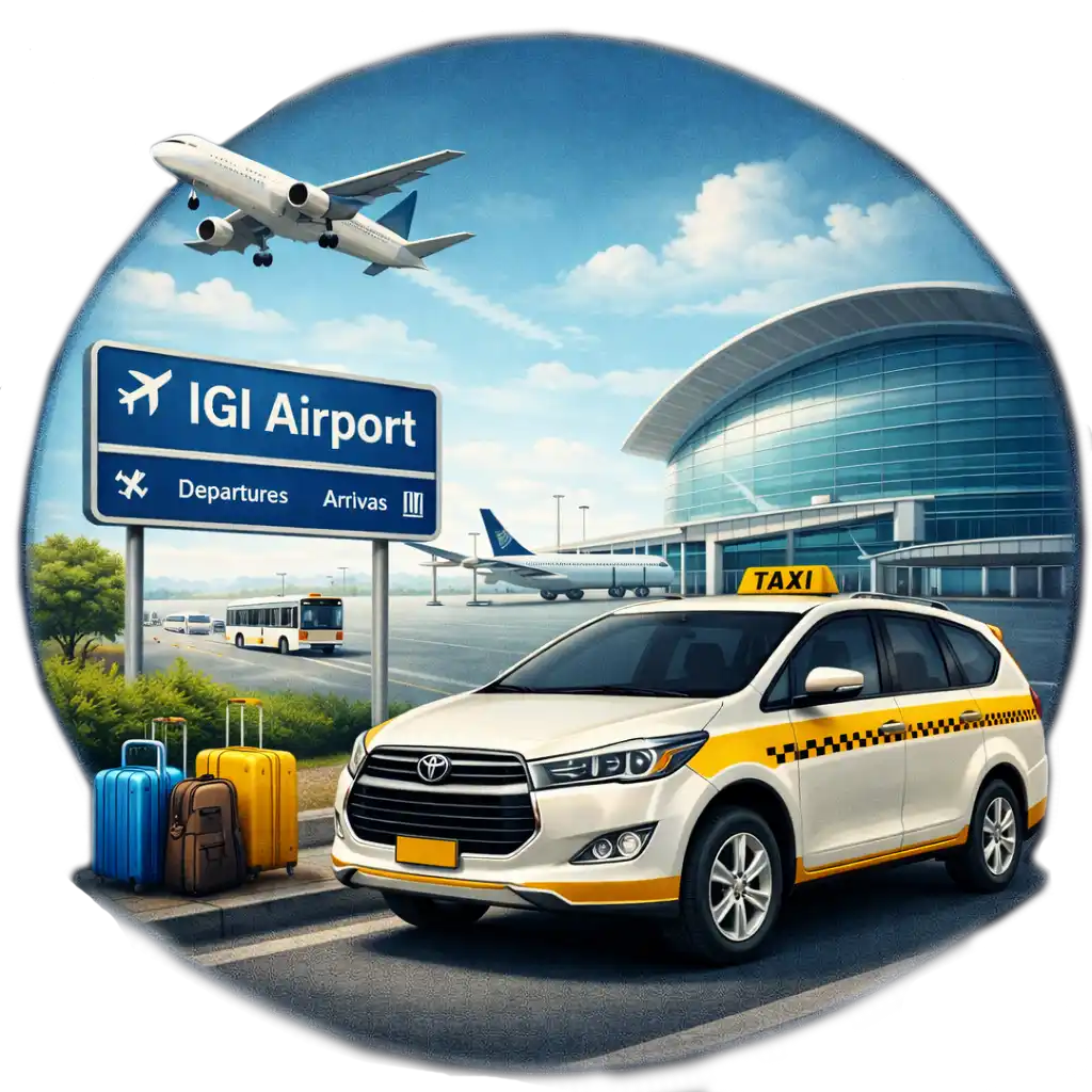 Airport Cab in Delhi for Indira Gandhi International Airport (IGI) Pickup & Drop